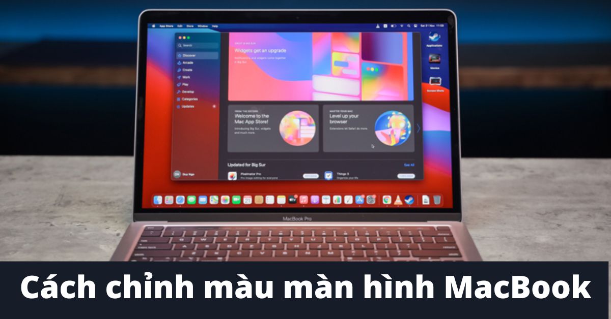 Cach Chinh Mau Man Hinh Macbook Didongviet