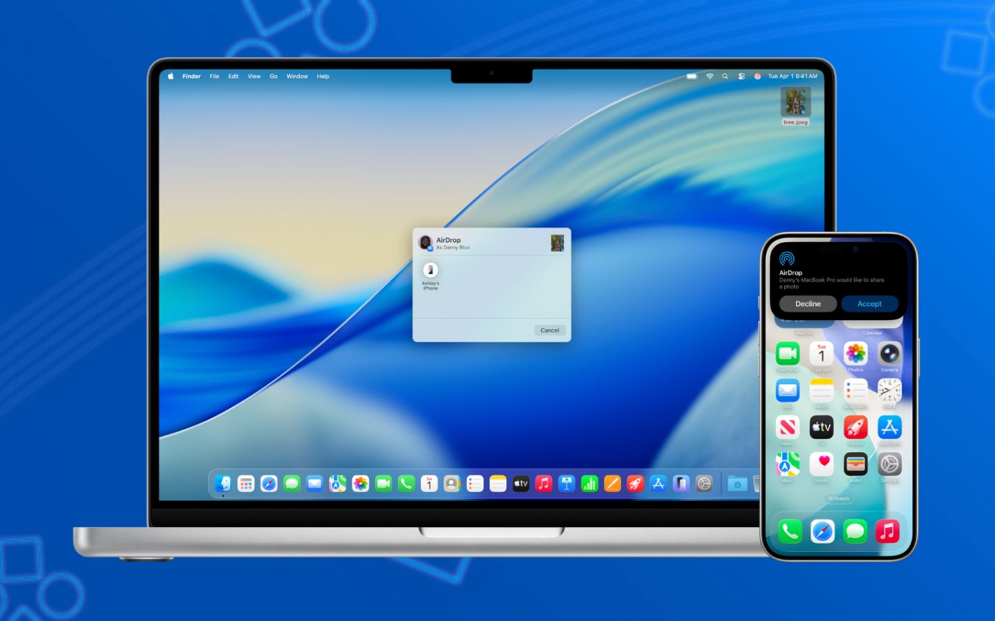 cach doi ten airdrop tren iphone ipad macbook 12