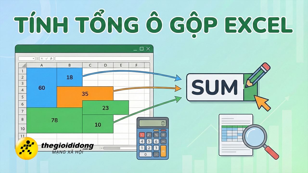 cach tinh tong cac o da gop trong excel 101 1 l639035546037176231