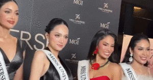 Canh Sat Vao Cuoc Tai Miss Universe Huong Giang Toa Sang Giua On Ao 131