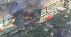 Chay Can Ho O Khu Tap The Cu Tai Ha Noi Canh Sat Dung Voi Rong Dap Lua 1268