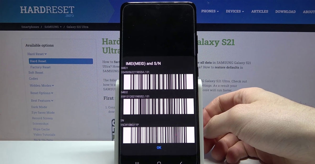 check imei samsung