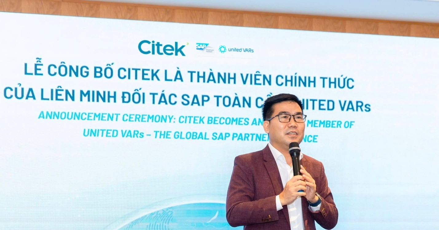 Citek Gia Nhap United Vars Duoc Cong Nhan Sap Platinum Partner 2209
