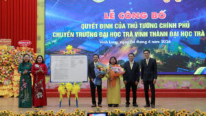 cong bo quyet dinh cua thu tuong chinh phu ve viec chuyen truong dai hoc tra vinh thanh dai hoc tra