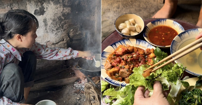 Dau Bep Mon Au Ve Que Nau Com Bep Cui Khien Nguoi Xem Da Diet Nho Nha 1431