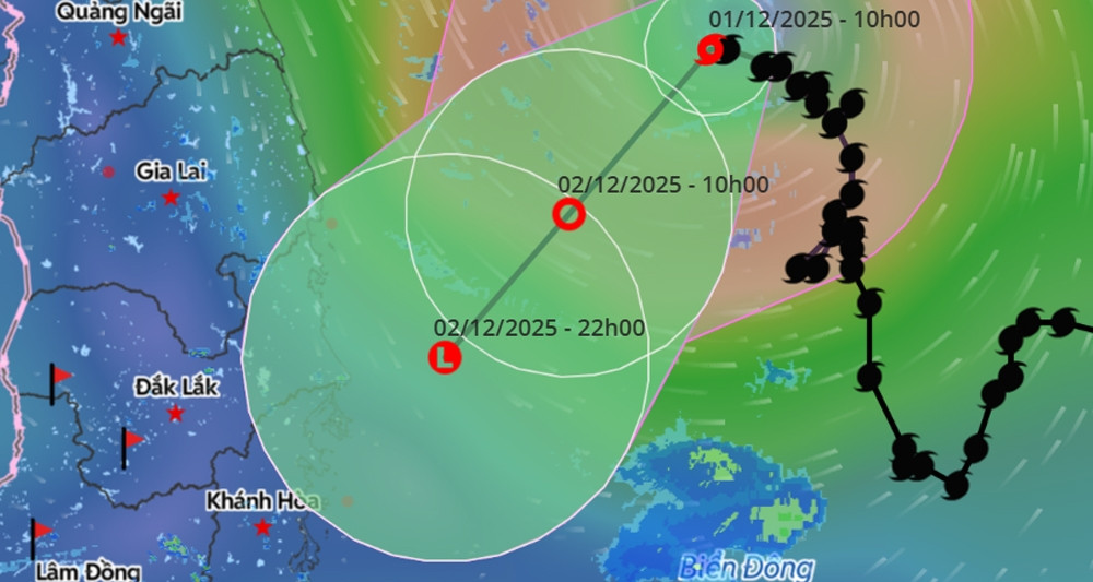 Dien Bien Bat Ngo Bao So 15 Koto Bien Dong Kha Nang Con 1 2 Con Bao Trong Thang 12 1731