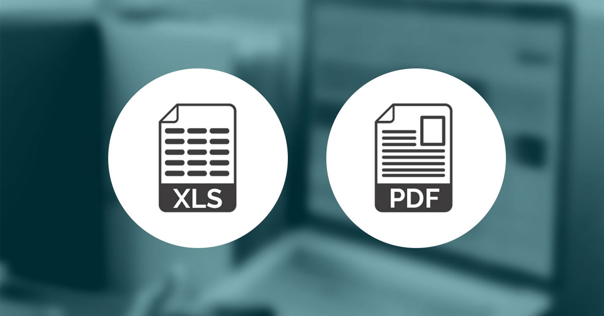 excel to pdf