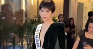 Huong Giang Gay Soc Voi Mai Toc Ngan O Miss Universe Tiet Lo Chi Ngu 3 Tieng Moi Dem 1775