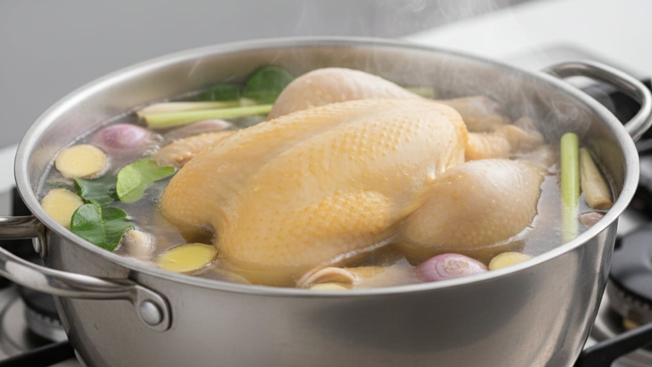 Ke Thu Cua Mui Tanh Khi Luoc Ga Cho Dung Thu Nay Vao Noi Thit Thom Ngot Tu Nhien Khong Can Mi Chinh