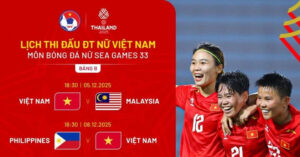 Lich Thi Dau Bong Da Nu Sea Games 33 Moi Nhat 1315