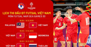 Lich Thi Dau Cua Doi Tuyen Futsal Nam Viet Nam Tai Sea Games 33 1862