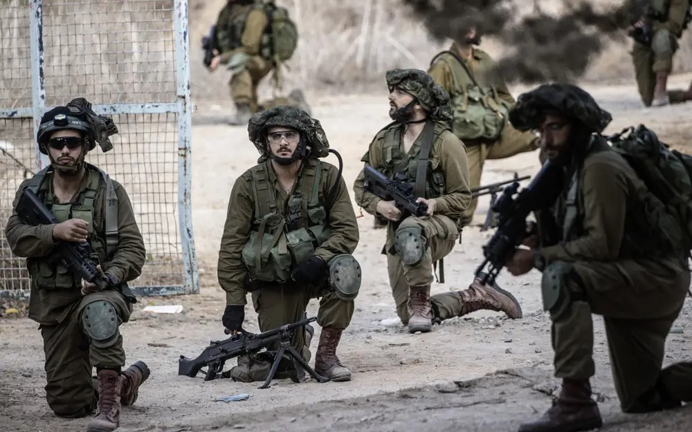 linh Israel gan bien gioi Gaza ngay 15 10 2023 anadolu