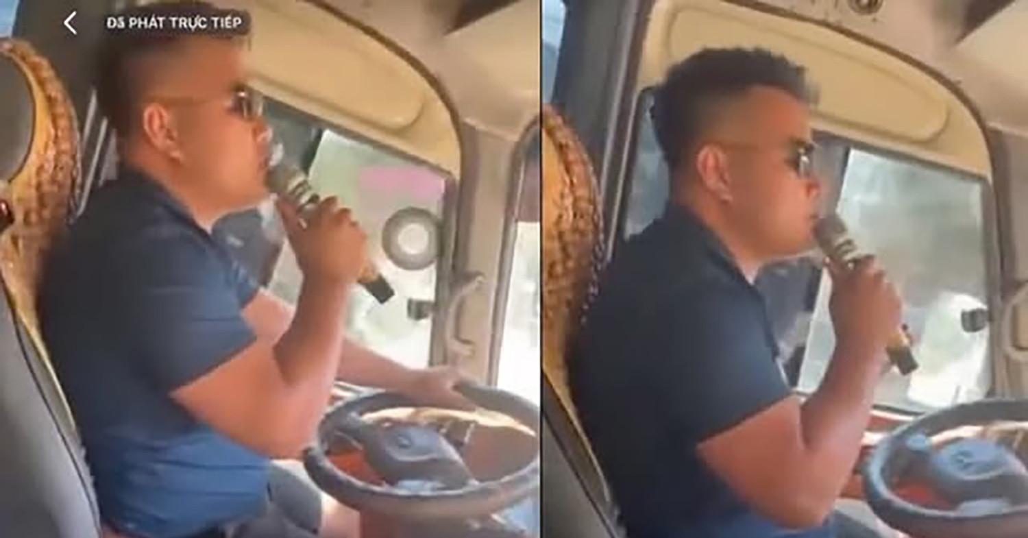 tai xe vua dieu khien o to vua hat karaoke 2581