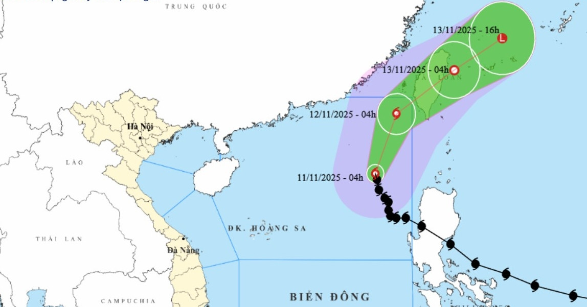 Tin Moi Nhat Ve Bao So 14 Fung Wong Tiep Tuc Doi Huong Va Dan Ra Khoi Bien Dong 118