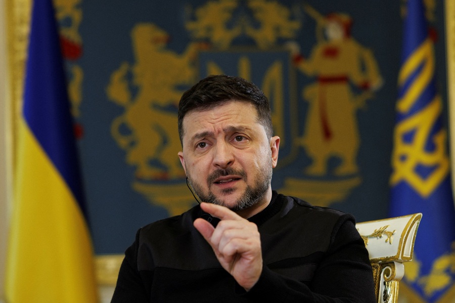 tong thong ukraine volodymyr zelensky. anh reuters