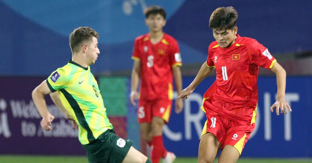 video bong da u17 viet nam 2 1 u17 australia man loi nguoc dong cam xuc 3023